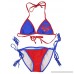 In Gear Superman Fixed Triangle Tassel String Bottom Womens Bikini Swimsuit X-Large B01DJQ87G0
